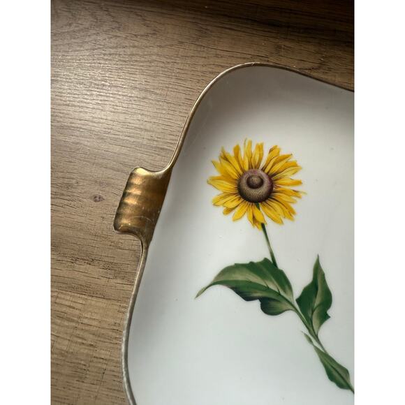 Winterling Marktleuthen Bavaria Sunflower Dish Plate - Picture 2 of 6